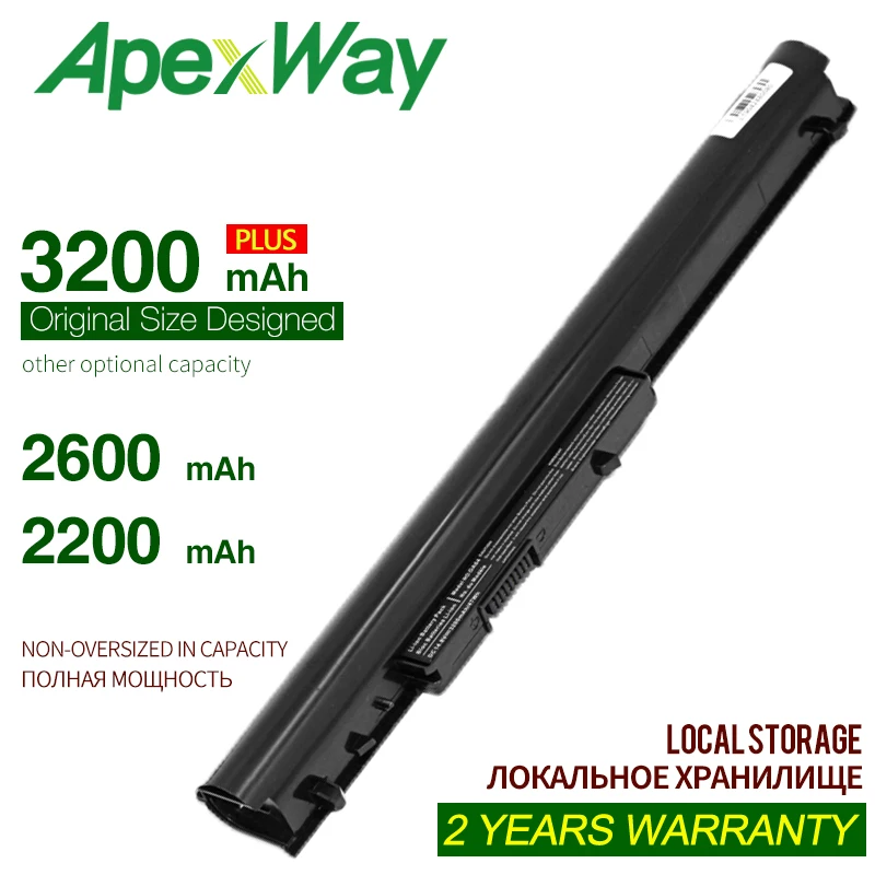 Аккумулятор 2200 мАч для ноутбука HP OA04 OA03 HSTNN LB5Y LB5S 240 G2 CQ14 CQ15 Compaq Presario 15 h000 S000|battery for