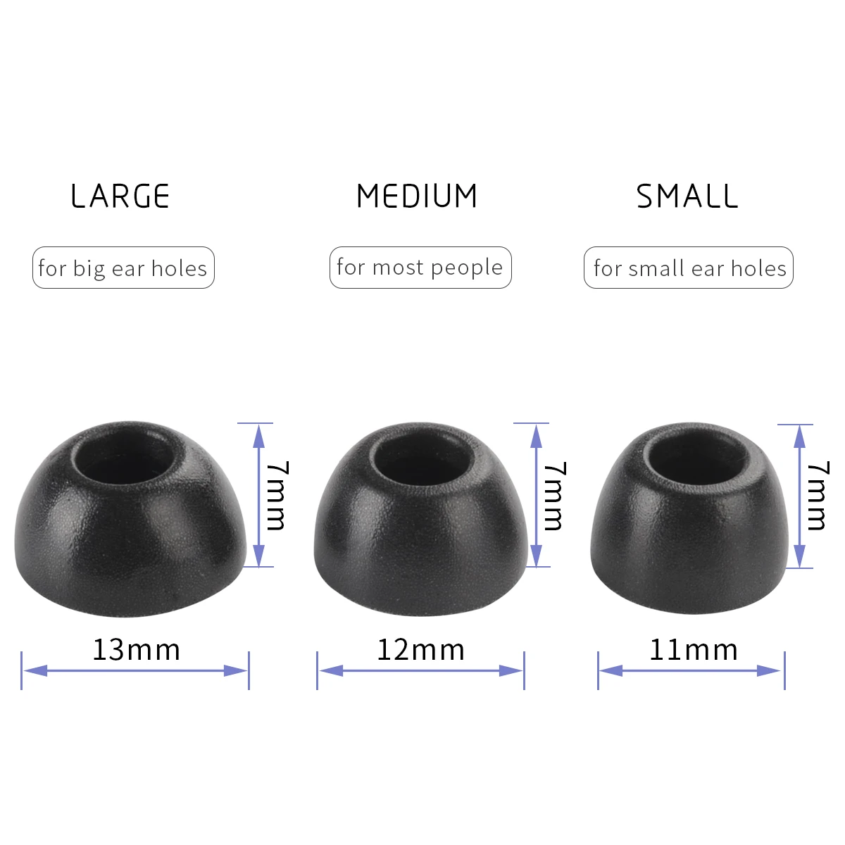 6Pcs Memory Foam Ear Tips for Sennheiser MOMENTUM 2 Eartips CX400BT True Wireless Earbud Tips Avoid Falling Off Noise Reducing