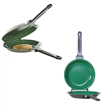 

Non-stick Flip Pan Ceramic Pancake Maker Cake Porcelain Frying Pan Nonstick Healthy General Use For Gas And Induction Cooker