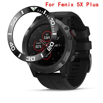 

Luminous Bezel Ring Adhesive Cover Anti Scratch Case For Garmin Fenix 5X Plus Smart watch accessories Fenix5X Plus Protector