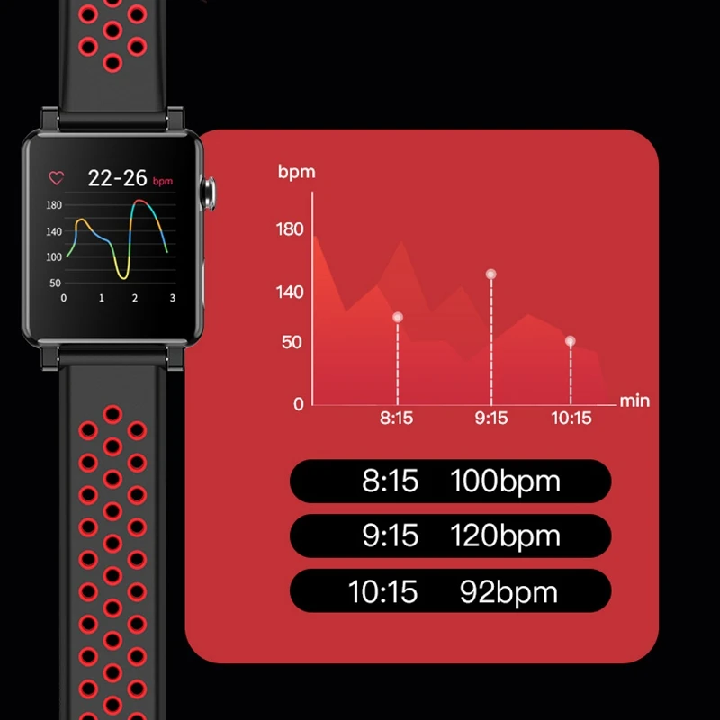B71 Smart Watch Fashion Smartwatch Men Women Heart Rate Monitor Blood Pressure ECG Pedometer Call SMS Reminder for IOS Android