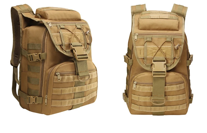 1000D нейлоновый водонепроницаемый уличный спортивный походный военный Камуфляжный тактический рюкзак, армейский двойной наплечный рюкзак