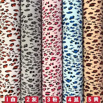 

Stretchy Leopard Chiffon Dress Fabric Party Holiday Skirt Garment DIY Sewing Tissue Fabric