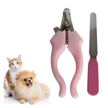 

Two-color Pet Nail Clippers Professional Dog Cat Stainless Steel Labor-Saving Nail Clippers Convenient Beauty Cleaning Supplies