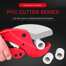 ПВХ Труборез 42 мм алюминиевый сплав тела трещотка ножницы труба резак ПВХ/PPR/PE шланг резка ручные инструменты