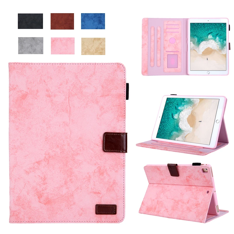 

Retro Cpque For iPad 10.2 2019 Case A2200 A2198 A2233 PU Leather Card Slot Stand Flip Non Slip Cover For iPad 7 10.2 2019 Case