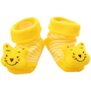 

Baby Socks Anti-Slip Cotton Newborn Infant Cartoon Animal Slippers Boots Unisex