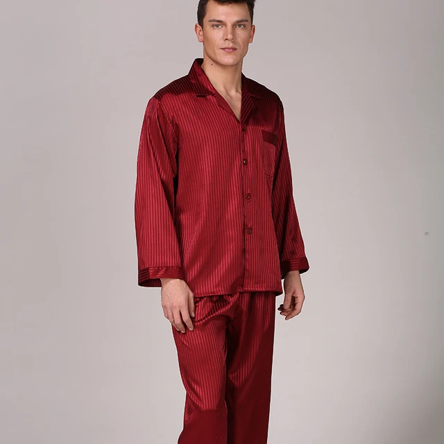 Plus Size 5XL 130kg Men's Silky Satin Pajamas Sets Casual Home Clothes For  Male Big Leisure Nightgown Sleepwear Pyjamas Suit - AliExpress