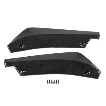 

1 Pair Of Universal Car Modified Rear Bumper Canard Diffuser Spoiler Lip Fins Or Most Of Car Models
