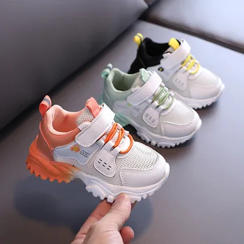 

Child Shoes Girls Boys Sport Shoes Antislip Soft Bottom Kids Baby Sneaker Casual Flat Sneakers white Shoes size 21-30 kid shoes