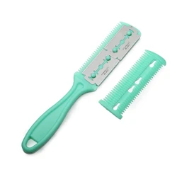 3pcs thinning razor Hair Bang Thinning Comb Razor Professional Home Diy Cutting Thin Combs Trimmer Hairdressing Supplies Tool