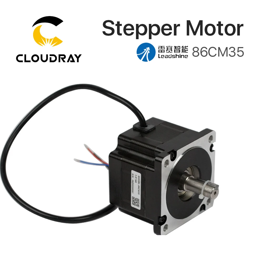Шаговый двигатель Leadshine Nema 34 86 мм 3 фазы 350 нм 4 а 6 проводной кабель для 3D принтера CNC