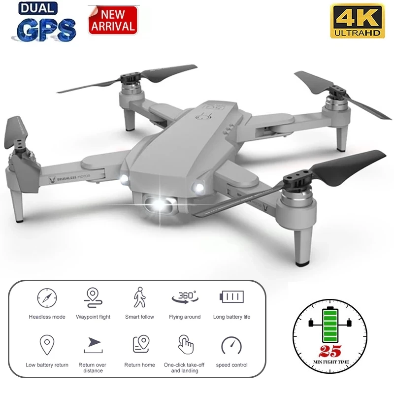 New Arrival GPS Drone LU1 PRO With HD 4K Camera Professional 3000m
Image Transmission Brushless Foldable Quadcopter RC Dron Kids Childs
Gift
