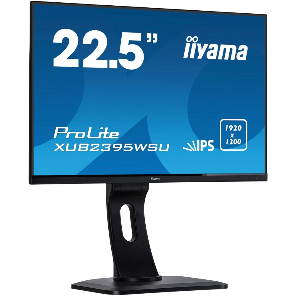 Monitor Iiyama 22." ProLite XUB2395WSU-B1 black IPS LED 4 Ms 16:10 HDMI DisplayPort M/M Mat HAS PIV