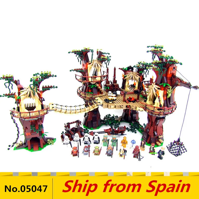 

05047 Star plan series Ewok Village Juguete Para Construir Building Blocks Bricks Toys With 10236 gifts Compatible legoing