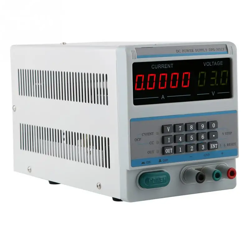 ЕС 110V DPS-305CF цифровой источник стабилизированного Напряжение регулируется Питание 30V 5A