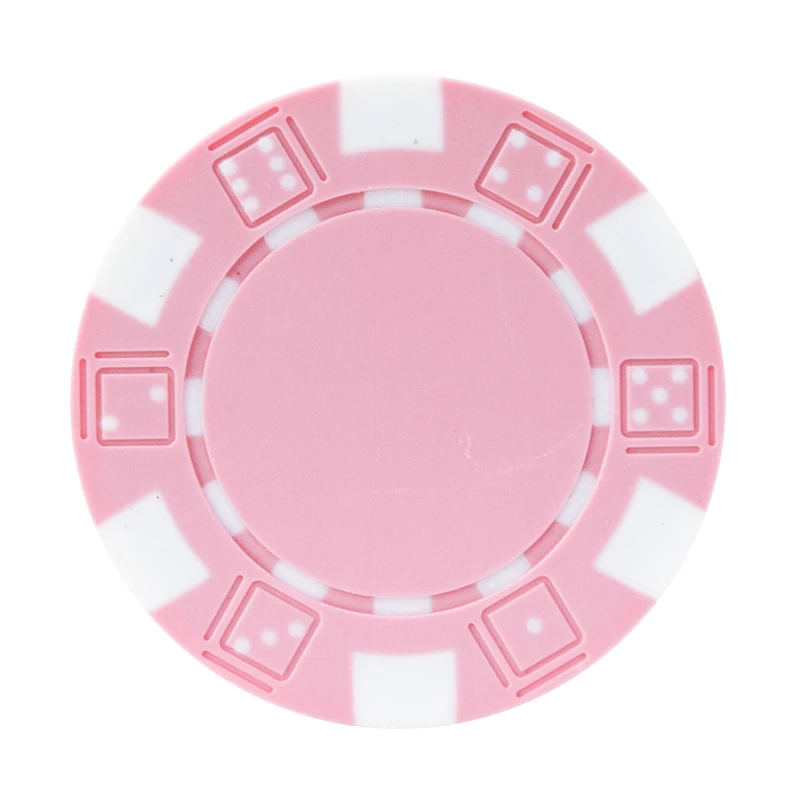 pink 10 шт. с фабрики казино ABS+ железо+ глина покер чип Texas Hold'em покер Металлические Монеты черный Джек чипы набор аксессуары для покера - Цвет: pink