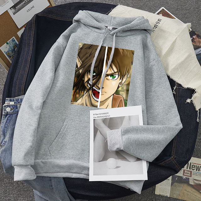 EREN YEAGER ATTACK ON TITAN THEMED HOODIE