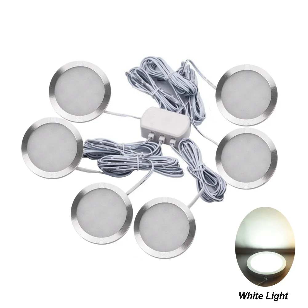 Best Lamp Kitchen Warm White Closet Wardrobe Cabinet Round Led Under