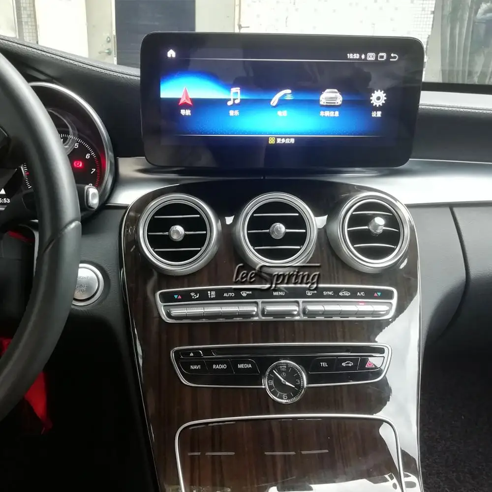10,25 дюймовый автомобильный мультимедийный плеер для Mercedes Benz C class W205(NTG5.0-) Автомобильный gps-навигатор Android 9,0
