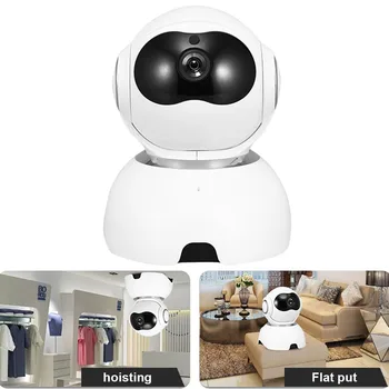 

Baby Monitor Smart Rotating Intercom Wireless Security Audio High Resolution Phone Remote Infant Mini Portable Night Vision Home