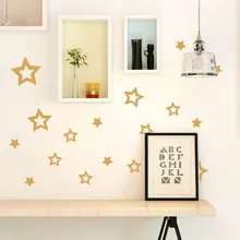 Пятиконечная звезда поколения резные съемные Классные модные креативные наклейки на стену гостиная диван стены Mu Настраиваемые