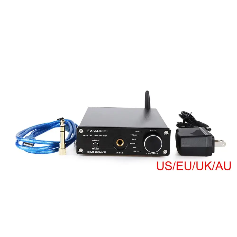 FX Audio DAC-X7 HiFi 24-bit/384 kHz USB DAC Optical Coaxial with Headphone  Output