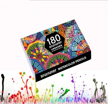 

180 Water Colored Pencils Lapis de cor 48/72/160 Colors Oil Pencil set Pencil for Art School Supplies