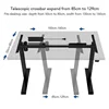 Bureau debout électrique réglable en hauteur bureau élévateur à moteur électrique bureau automatique à deux étages avec clavier intelligent ► Photo 3/6