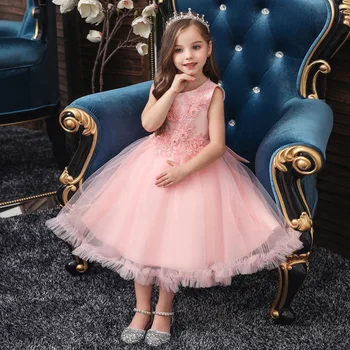 

Children's Dress European And American Popular Girls Princess Bubble Skirt Small Host Costume