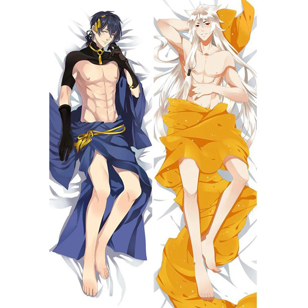 Мужской японский декоративный аниме подгоняйте Touken Ranbu Throw Otaku Dakimakura подарки
