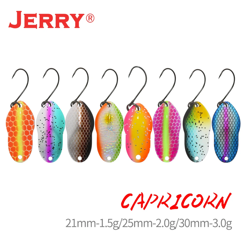 Рыболовная приманка Jerry Capricorn металлическая микро-ложка для спиннинга с одним