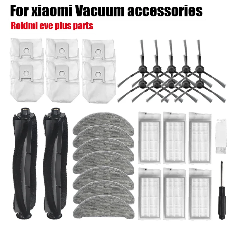 For ROIDMI EVE PLUS accessories Dust bag HEPA filter mop Cleaning