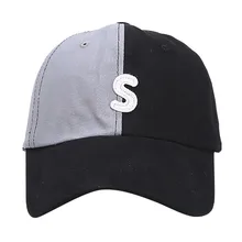 Модная шапка унисекс для мужчин и женщин S Lettere Лоскутная бейсболка остроконечная Кепка Gorro мужские шапки дикие уличные солнцезащитные Кепка Czapka