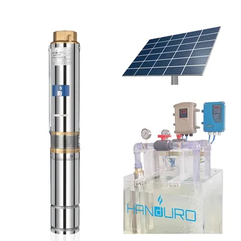 

HD-4SC6-56-72-750 deep well 1 hp dc solar pump submersible pumpsolar pumping machine and panel/solar water pump