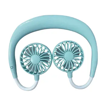 

Wearable Lazy Sports Halter Fan Mini Hanging Neck Fan USB Rechargeable Cover Halter Sports Fan Air Cooler Outdoor