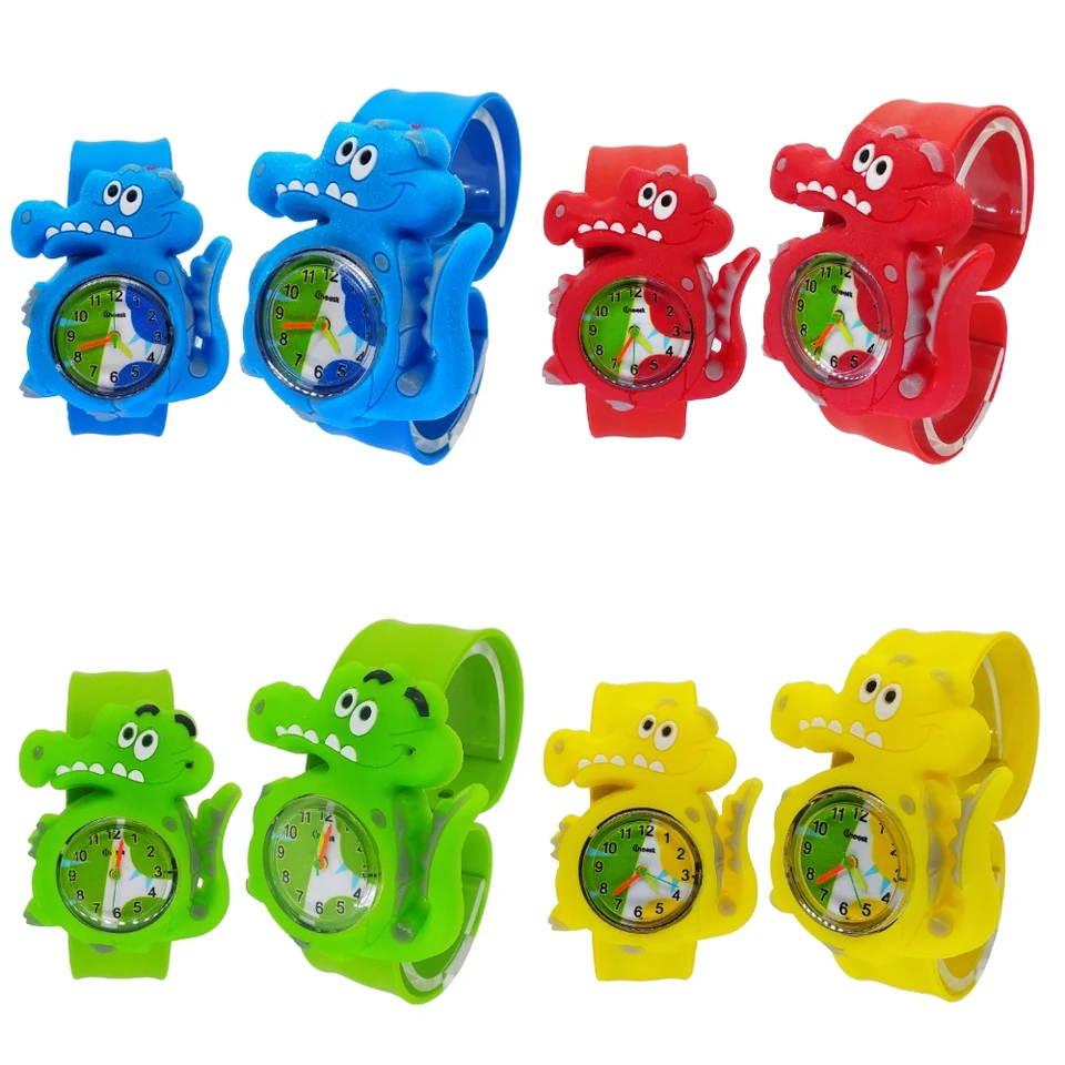 Montre de sport en silicone pour enfants, motif crocodile, tortue, animal  aquatique, horloge pour garçons et étudiants, montres pour enfants, cadeau  pour bébé fille, mode