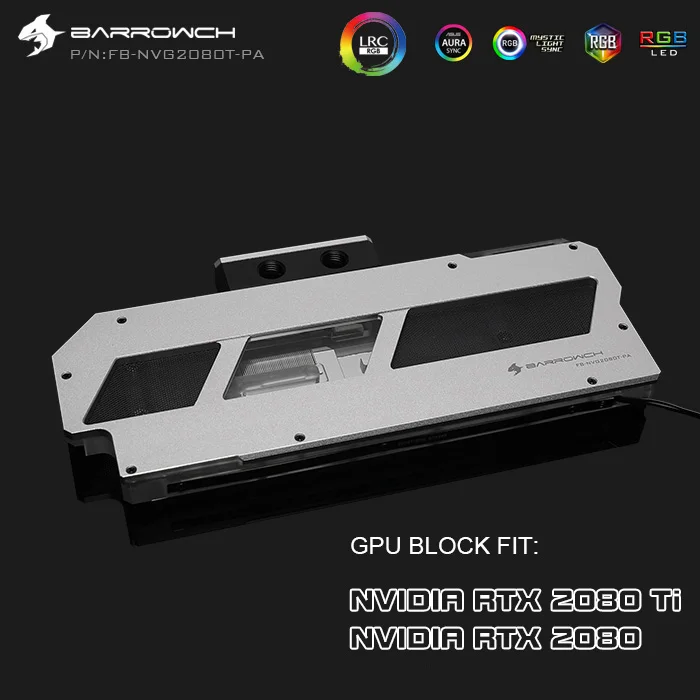 Курган gpu радиатор для NVIDIA RTX 2080 Ti, графический процессор воды блок совместим NVIDIA RTX 2080 водяного охлаждения гаджет FB-NVG2080T-PA