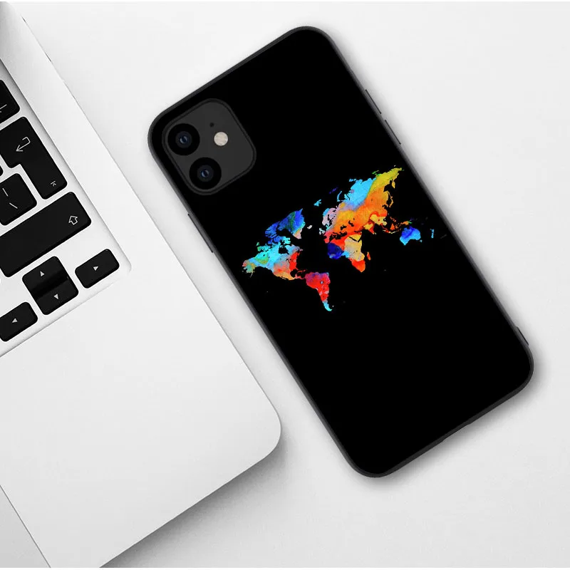 World Map Travel Just Go Soft Phone Cases for iPhones 11 Pro Max 2019 plane silicone Cover For iPhones 6s 7 8 Plus XR XS Max X World Map Travel Just Go Soft Phone Cases for iPhones 11 Pro Max 2019 plane silicone Cover For iPhones 6s 7 8 Plus XR XS Max X