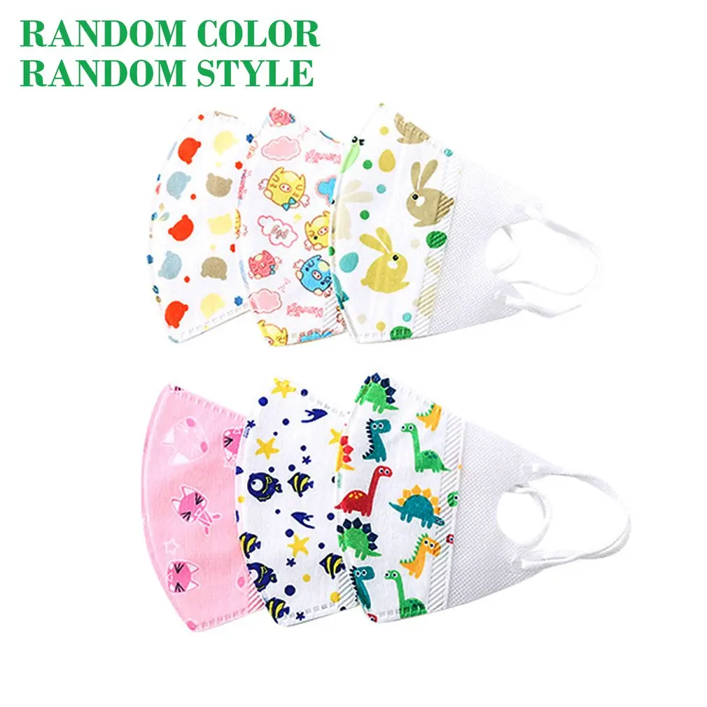 

Dust-Proof And Haze Non-Woven Melt-Blown Cloth Child Mask High Efficiency Filtration 3D Fitting Design Mask 10 Pcs