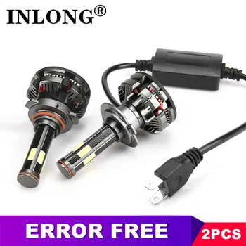 

2Pcs Canbus no error h4 LED Light Bulbs H8 H9 H11 HB4 HB3 9005 Led Headlights Mini 6500K 16000LM Fog Lights