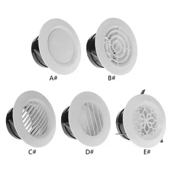 

Air Vent Extract Valve Grille Round Diffuser Ducting Ventilation Cover 100mm