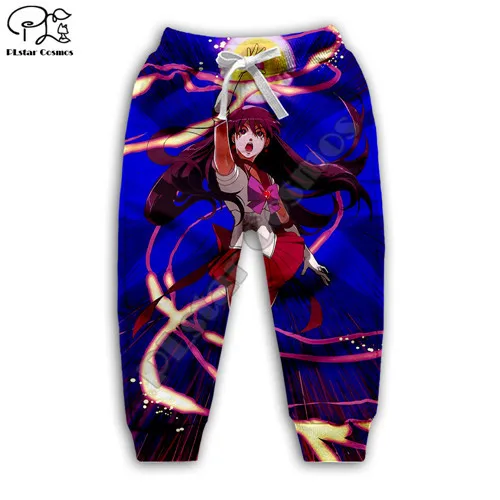 kids pants Детская одежда для маленьких девочек Толстовка для дочки с 3D принтом аниме Сейлор Мун/куртка/Футболка Пуловер для малышей, штаны - Цвет: kids pants