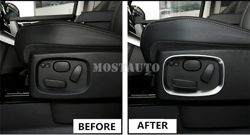 Для Ленд Ровер Range Rover Sport (Land внутренняя автокресло Кнопка рамка крышка 2010 2013 2 шт.