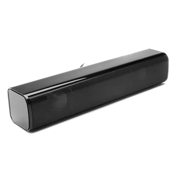 

Mini Soundbar Long Strip Subwoofer Speaker for PC TV Desktop Laptop KQS8