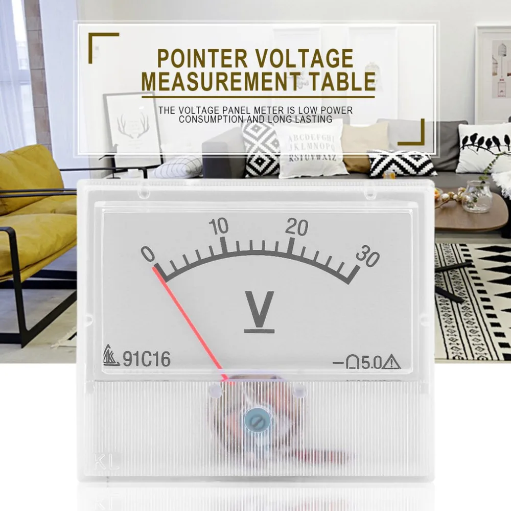 Analog AMP Panneau Mètre Jauge DC 0-30 A 85C1 QC