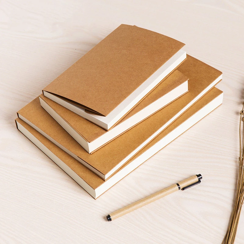 1 шт 32 K ретро крафт-бумага пустой этюдник Bullet Journal милый дневник для записей Тетрадь Бумага еженедельно аксессуары для планировщика канцелярские 01604