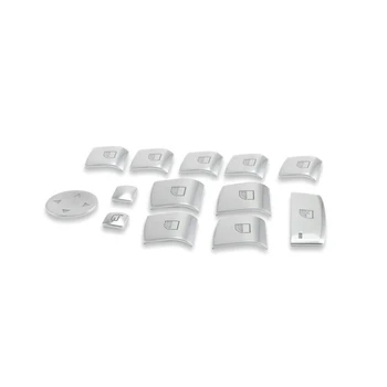 

11pcs/Set Window Lift Switch Sticker Cover Trim For BMW 5 Series F10 F18 2011-17 With Adhesive Tape Easy To Paste