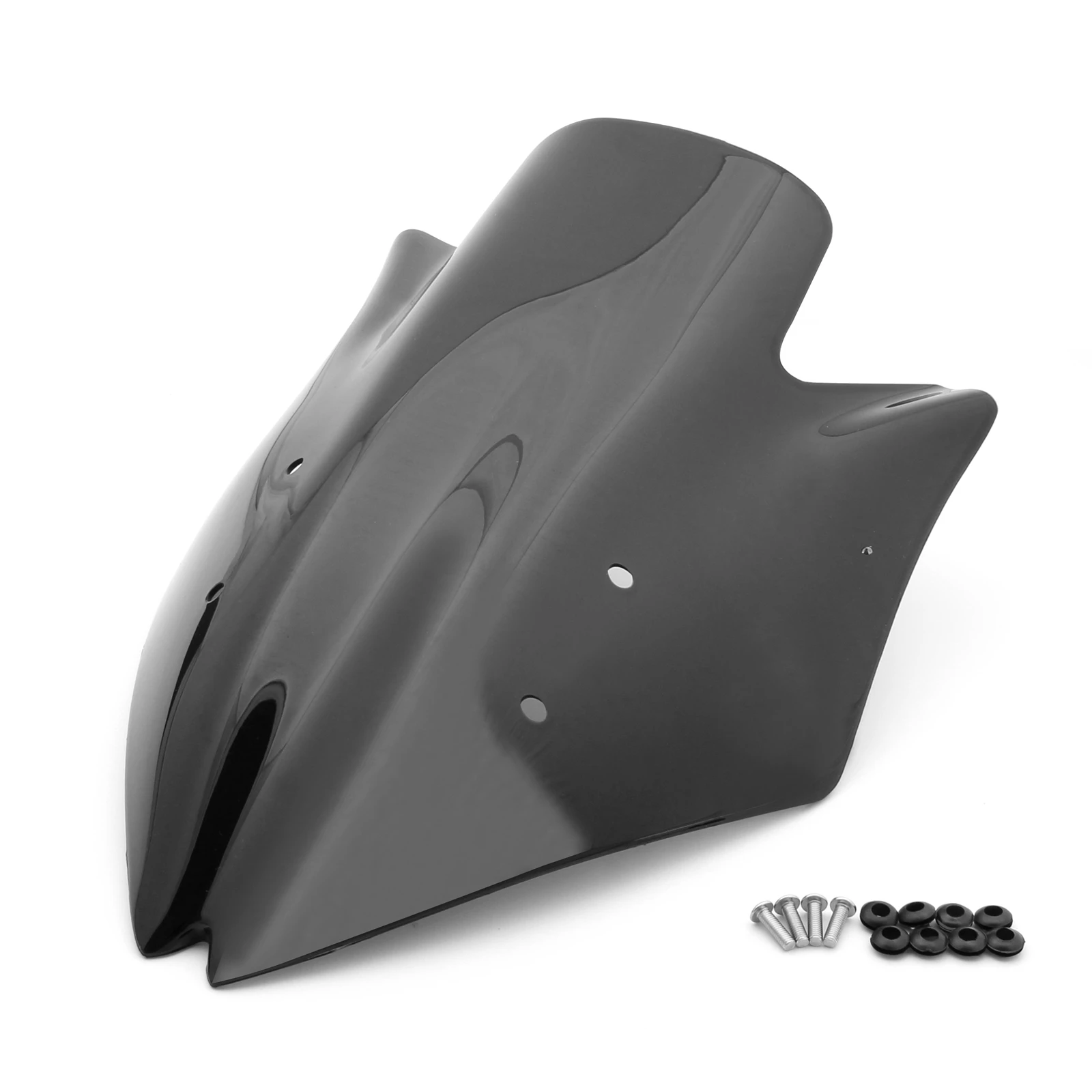 Artudatech ветровое стекло экран двойной пузырь для Kawasaki Z1000 2007-2009 ветровой экран мотор аксессуары