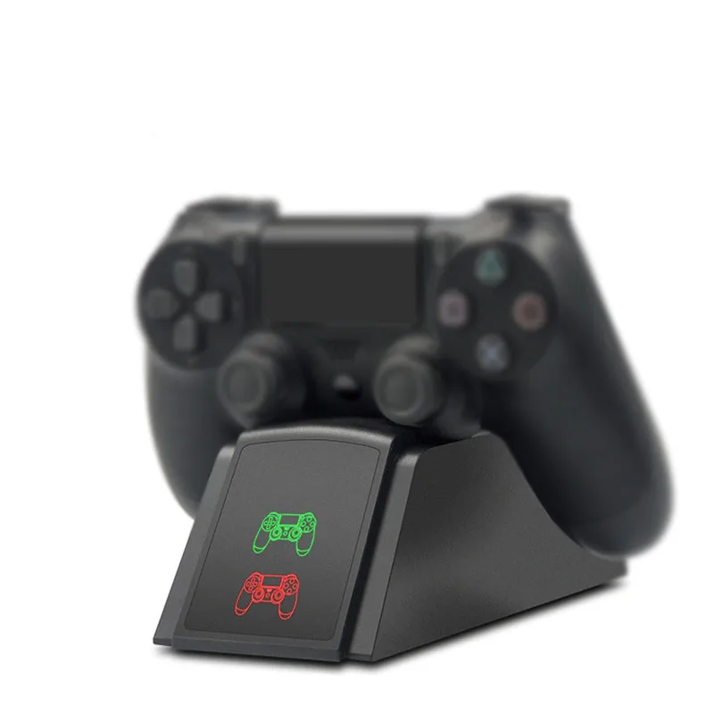 Для PS4 контроллер Зарядное устройство Док-станция со светодиодный светильник для sony для Playstation 4 беспроводной контроллер док-станция с индикацией